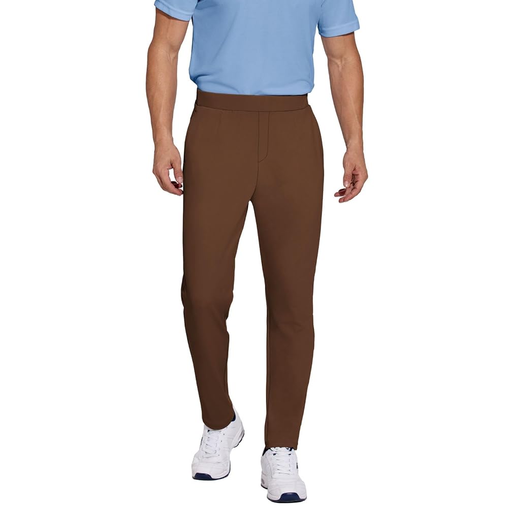 Amazon.com: PINSPARK Men's Sweat Elastic Waist Golf Pants